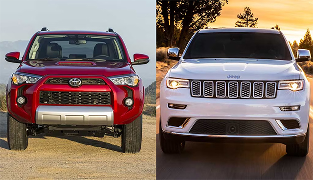 2025 Toyota 4Runner vs. 2025 Jeep Grand Cherokee
